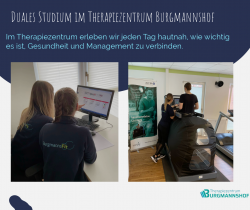 Duales Studium im Therapiezentrum Burgmannshof
